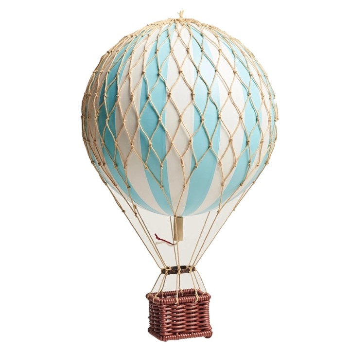 Globo Aerostático Colgante 30 cm - Celeste