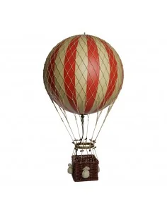 Globo Aerostático Colgante 30 cm con LUZ LED - Rojo Verdadero