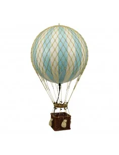 Globo Aerostático Colgante 56 cm con LUZ LED - Celeste