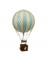 Globo Aerostático Colgante 56 cm con LUZ LED - Celeste