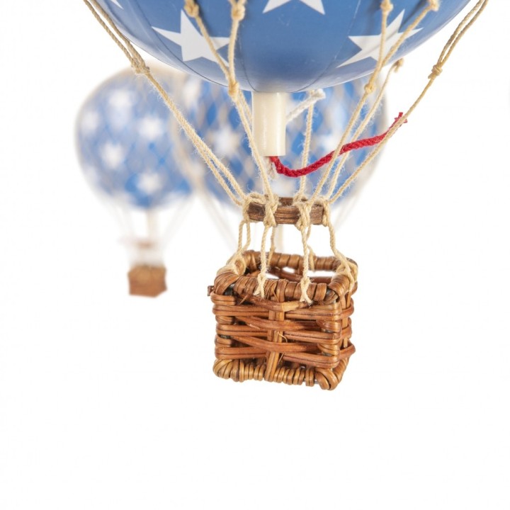 Móvil Colgante Globos Aerostáticos - Estrellas Azules