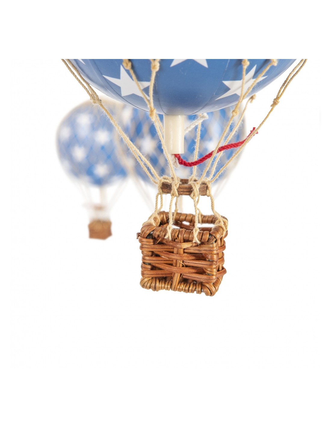 Móvil Colgante Globos Aerostáticos - Estrellas Azules