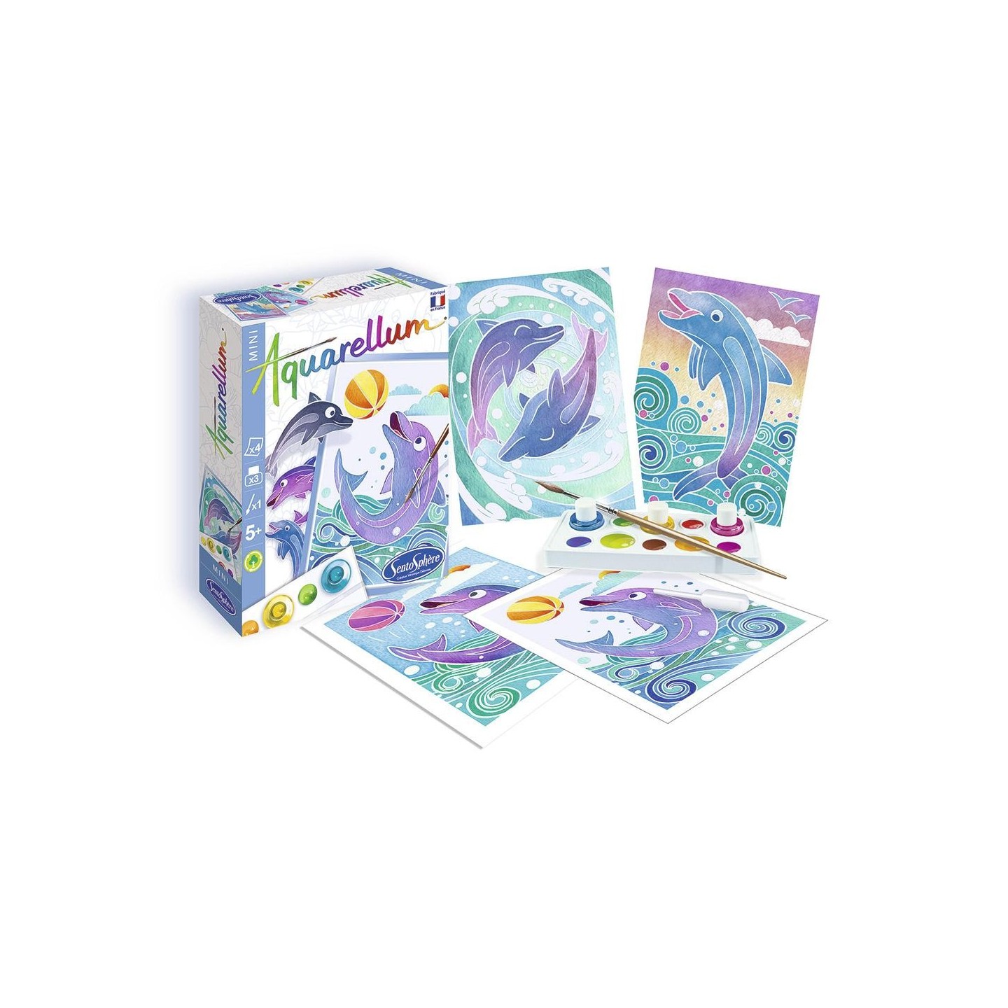 Aquarellum Mini - Delfines