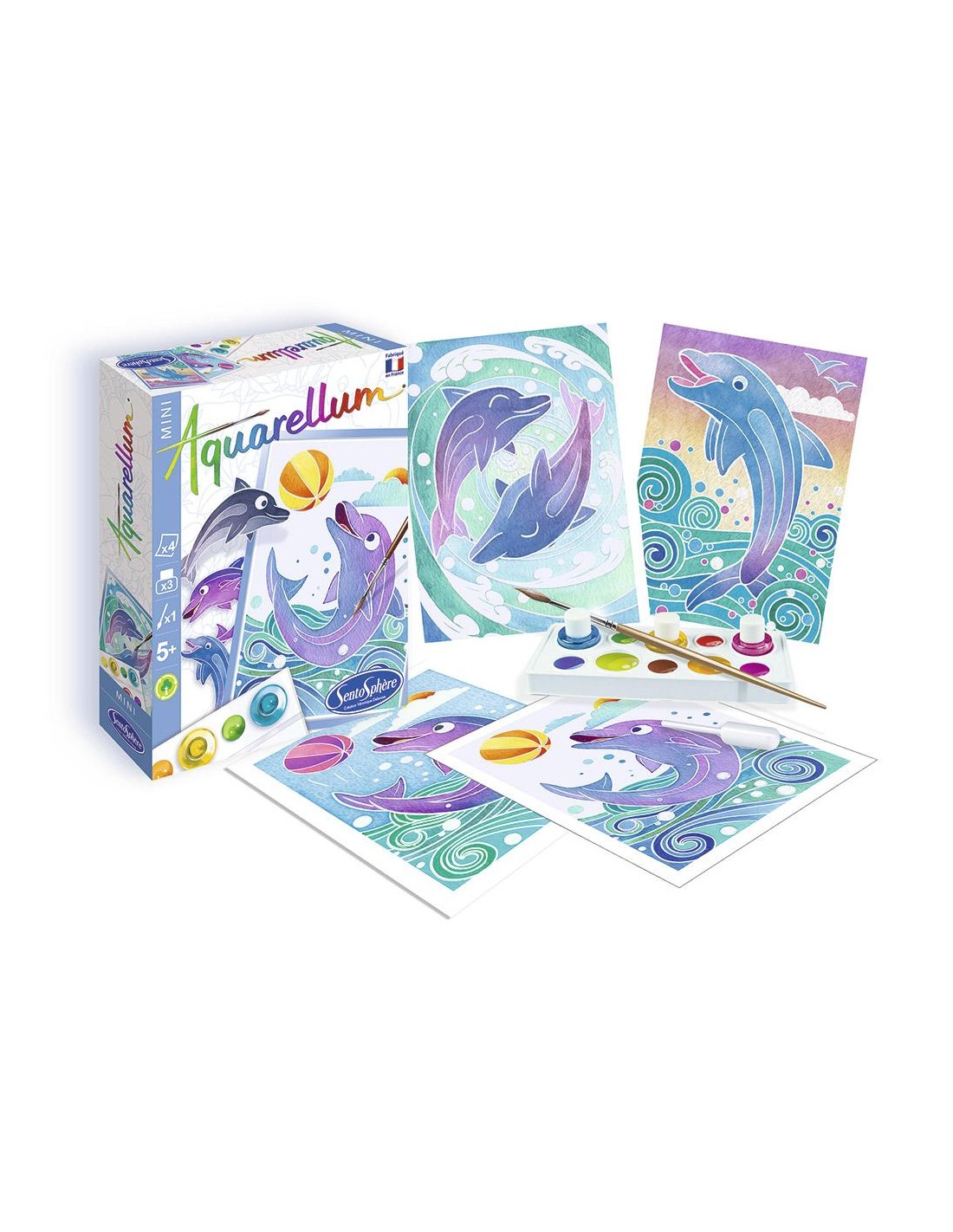 Aquarellum Mini - Delfines