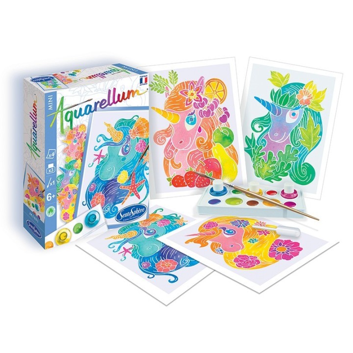 Aquarellum Mini - Unicornios