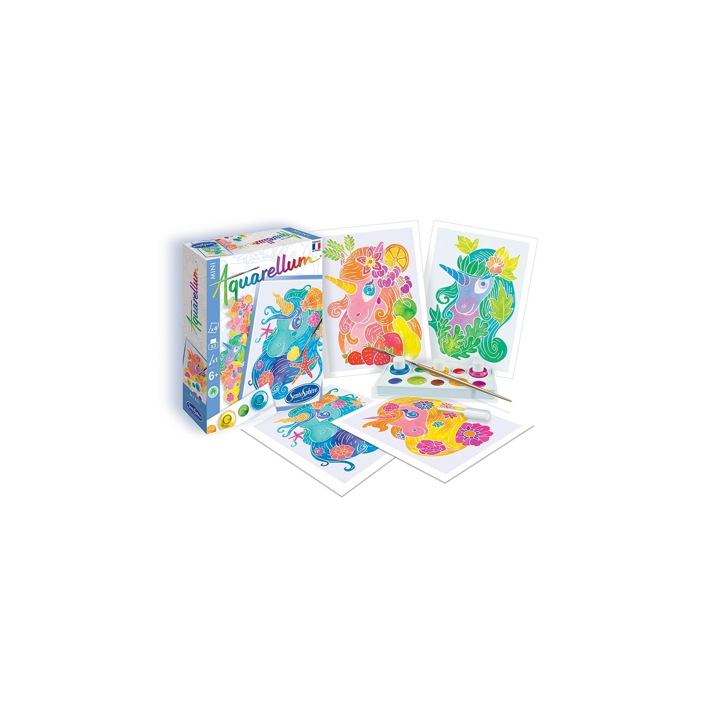 Aquarellum Mini - Unicornios