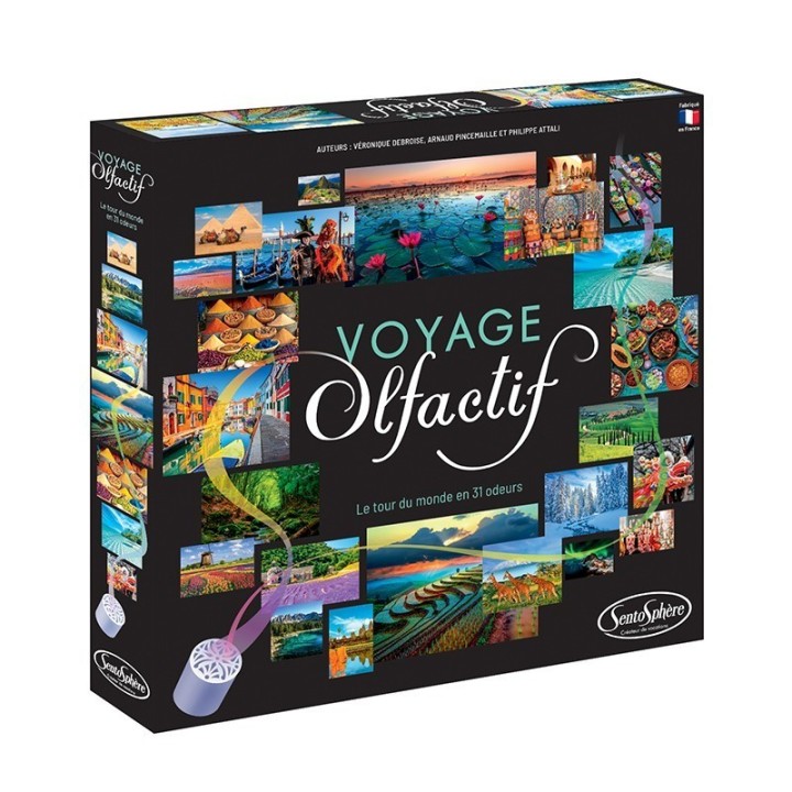 Voyage Olfactif (En Francés) - Juego de Mesa Sensorial de Olores
