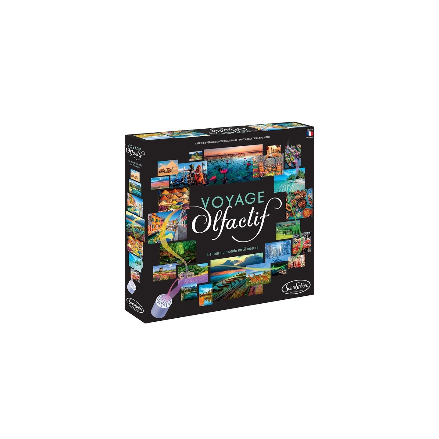 Voyage Olfactif (En Francés) - Juego de Mesa Sensorial de Olores