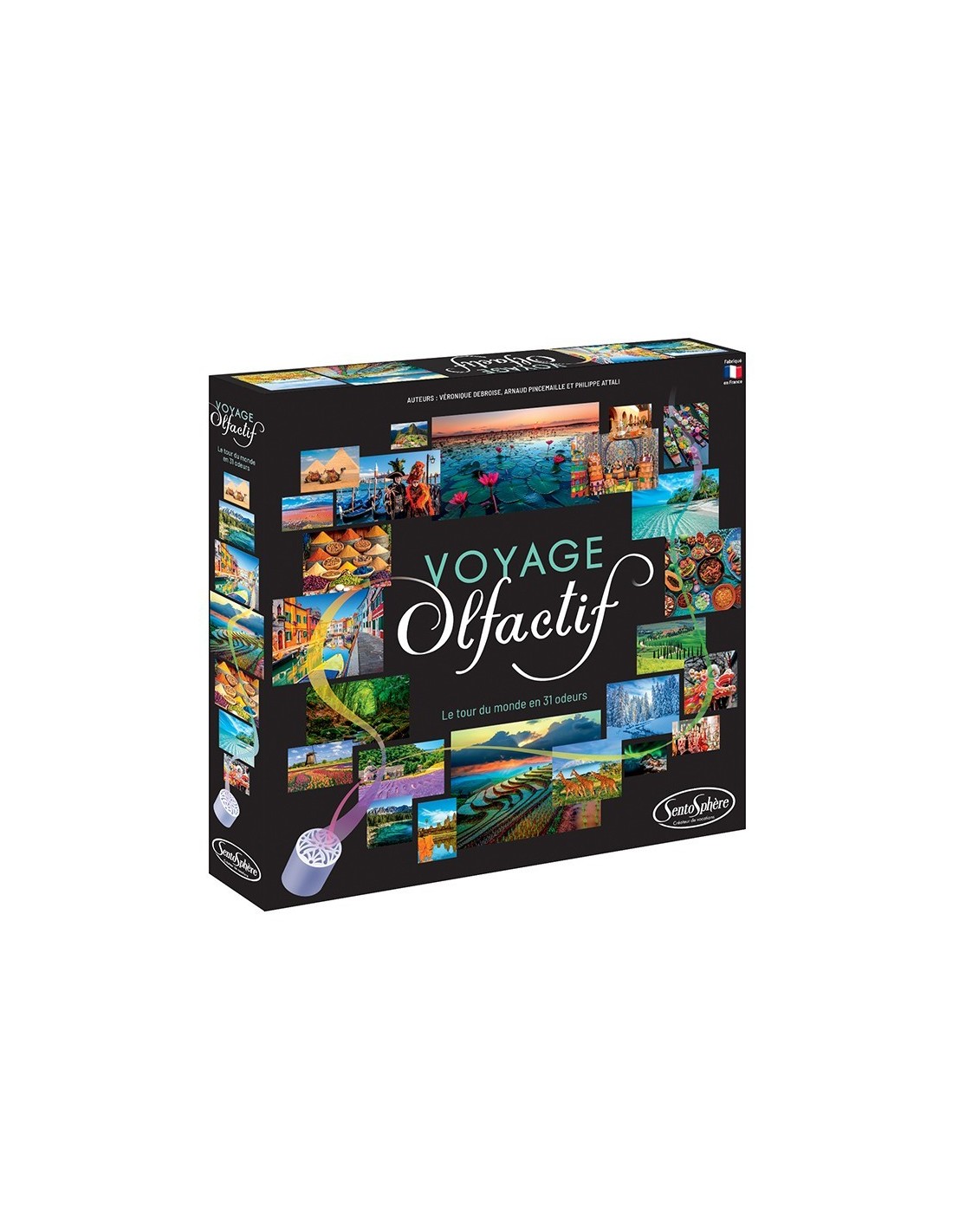 Voyage Olfactif (En Francés) - Juego de Mesa Sensorial de Olores