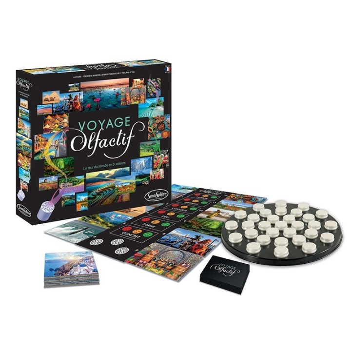 Voyage Olfactif (En Francés) - Juego de Mesa Sensorial de Olores