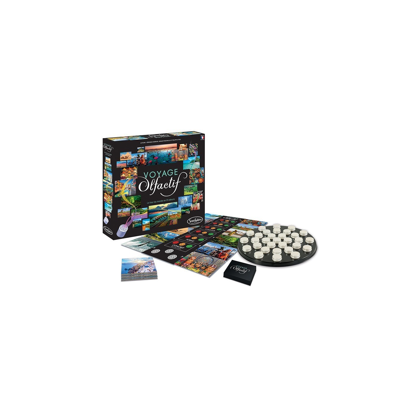 Voyage Olfactif (En Francés) - Juego de Mesa Sensorial de Olores