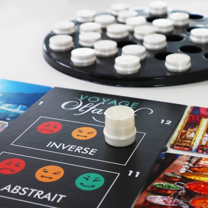 Voyage Olfactif (En Francés) - Juego de Mesa Sensorial de Olores