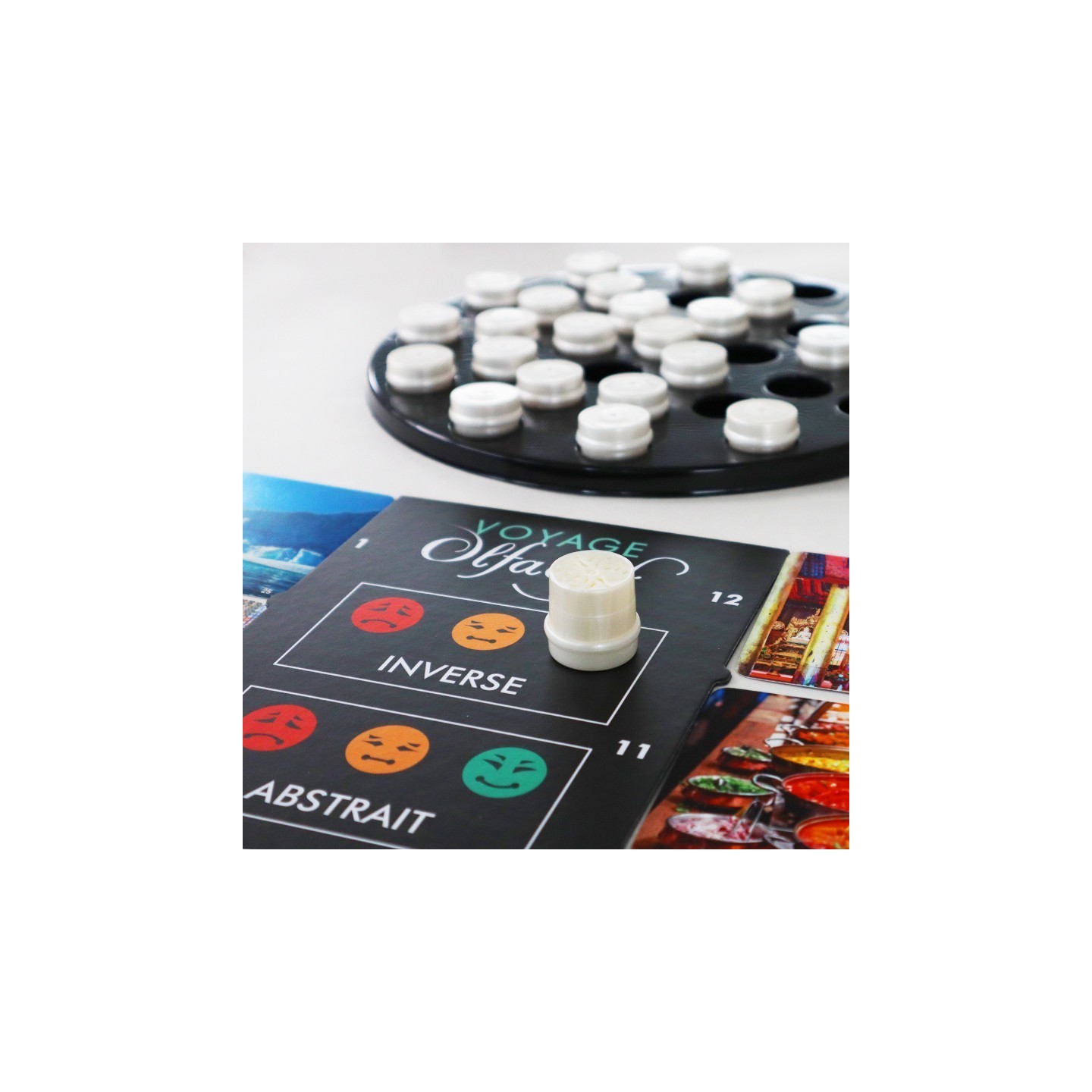Voyage Olfactif (En Francés) - Juego de Mesa Sensorial de Olores