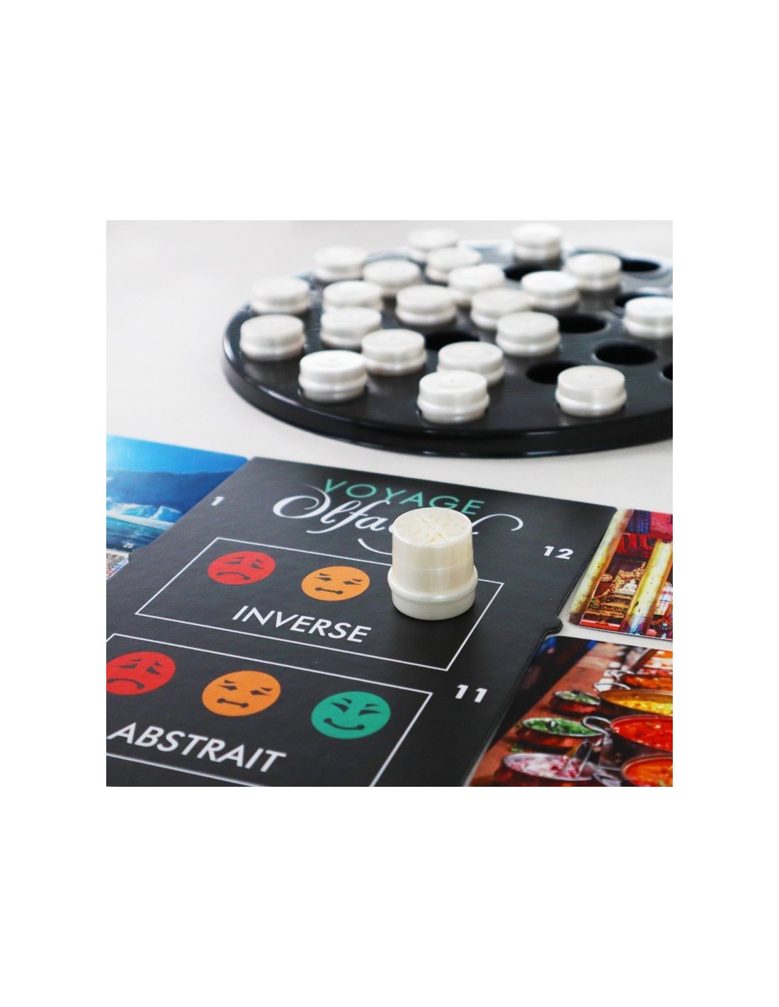 Voyage Olfactif (En Francés) - Juego de Mesa Sensorial de Olores