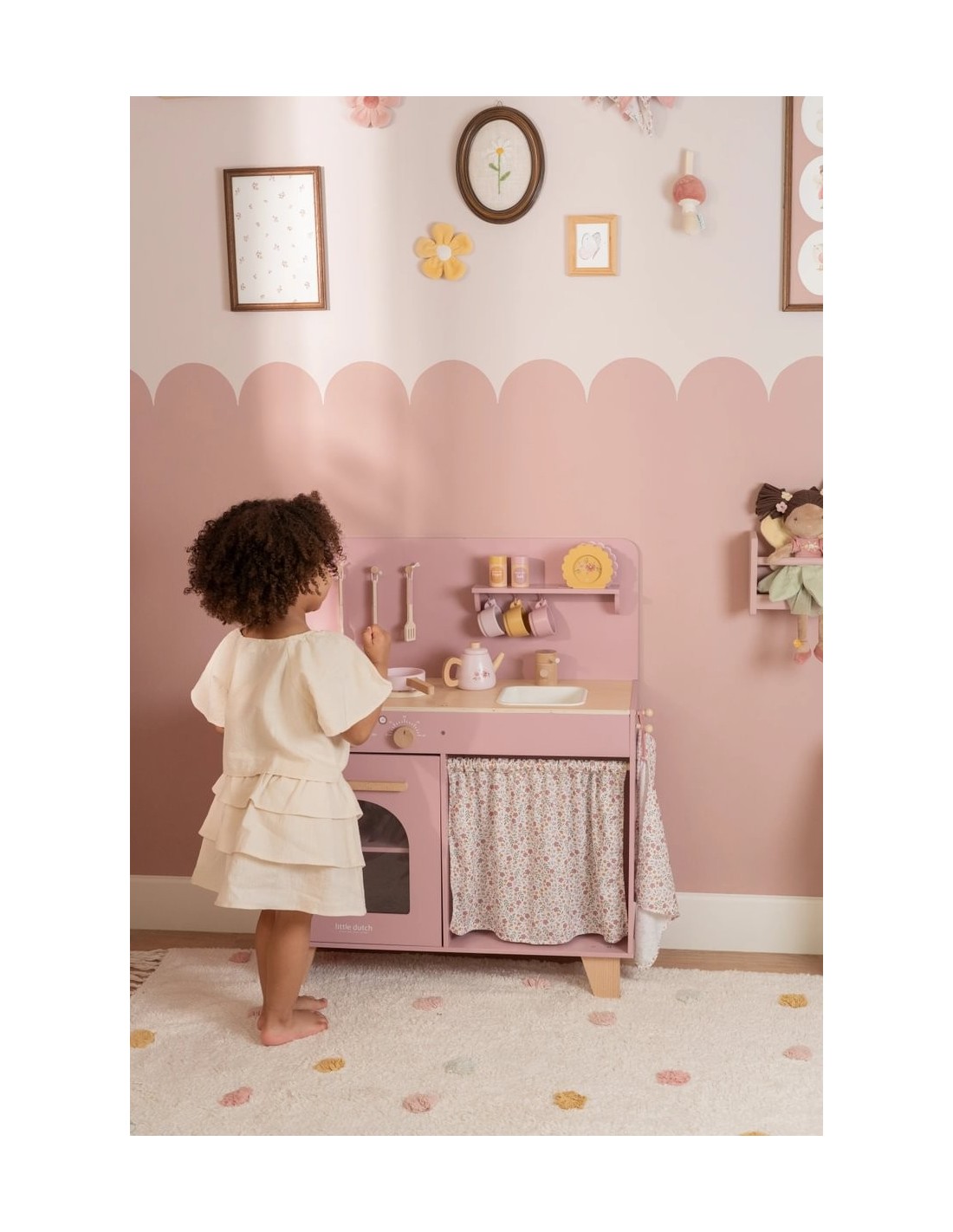 Cocina color Rosa