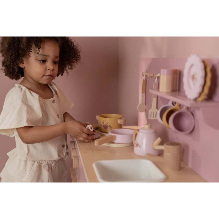 Cocina color Rosa