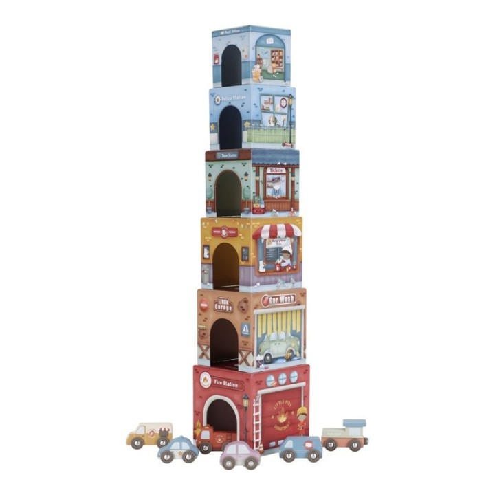 Torre Encajable - Ciudad con Coches