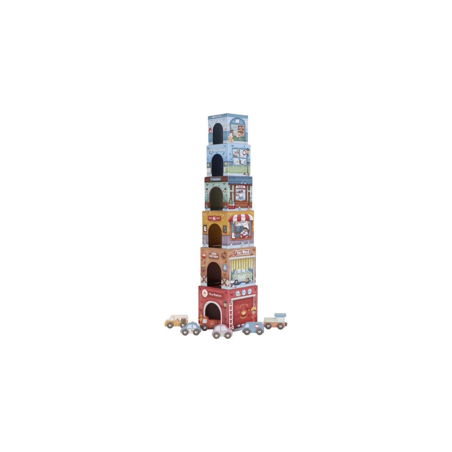 Torre Encajable - Ciudad con Coches