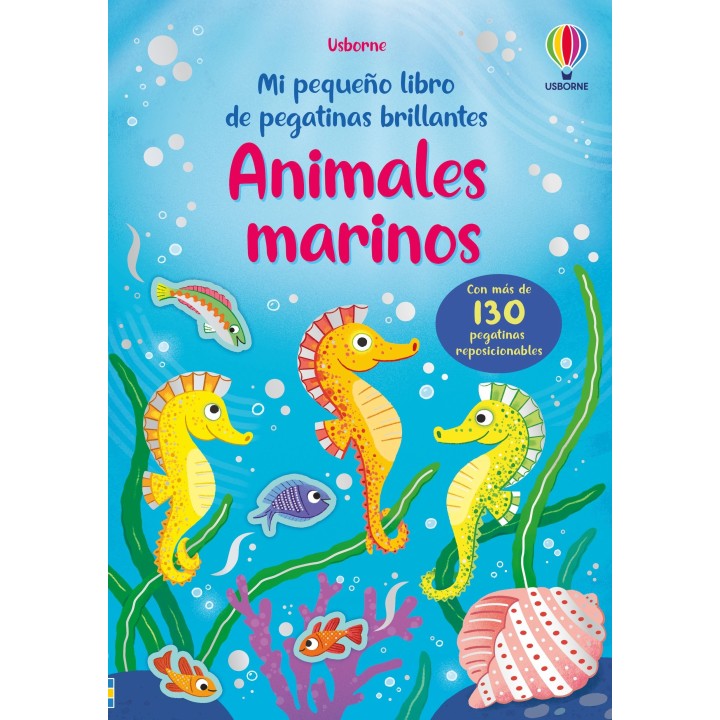 Mi pequeño libro de pegatinas - Animales marinos