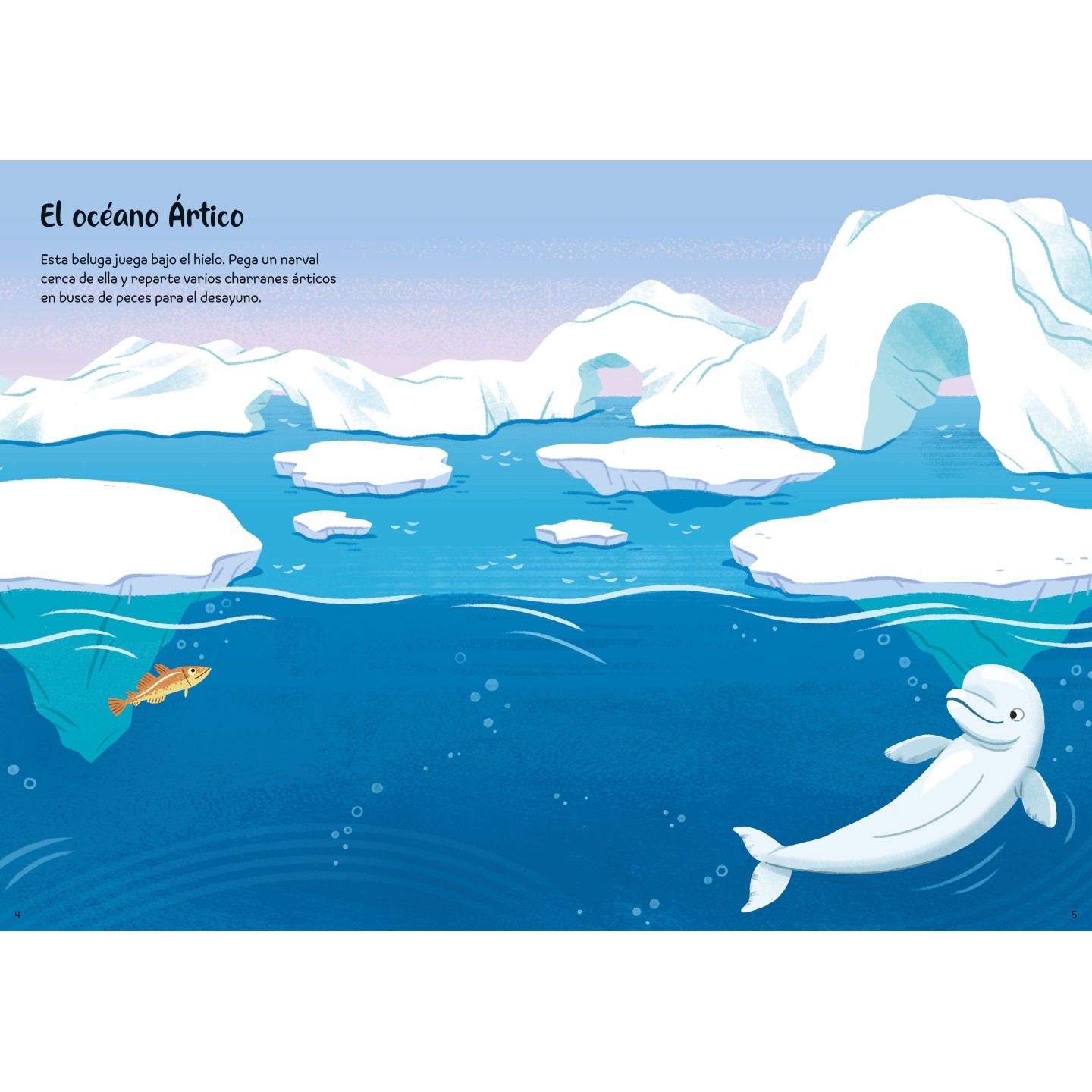 Mi pequeño libro de pegatinas - Animales marinos