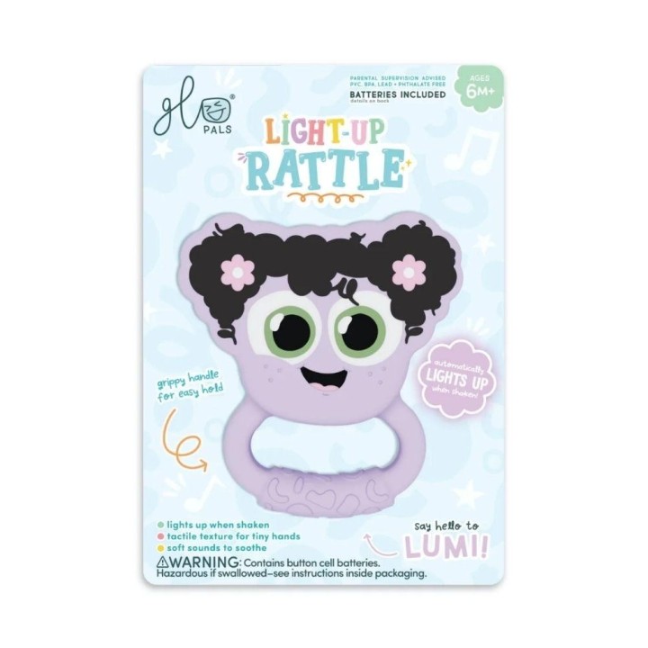 Sonajero Luminoso Lumi Lila Glo Pals