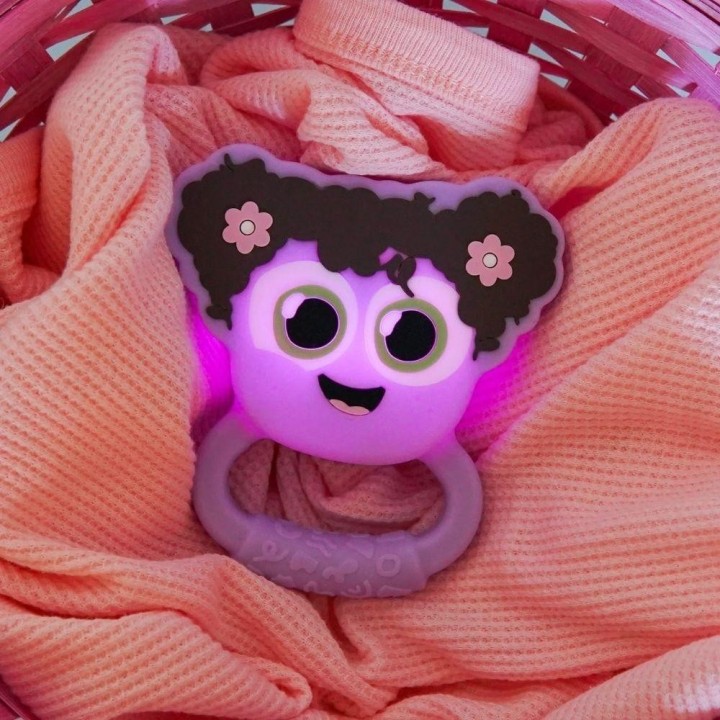 Sonajero Luminoso Lumi Lila Glo Pals