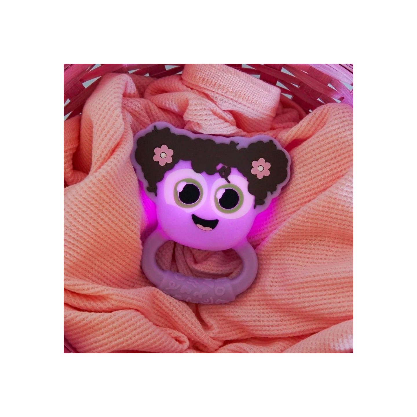 Sonajero Luminoso Lumi Lila Glo Pals