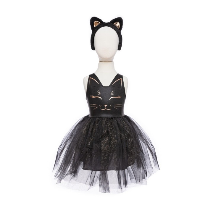 Vestido Gato Negro con Diadema