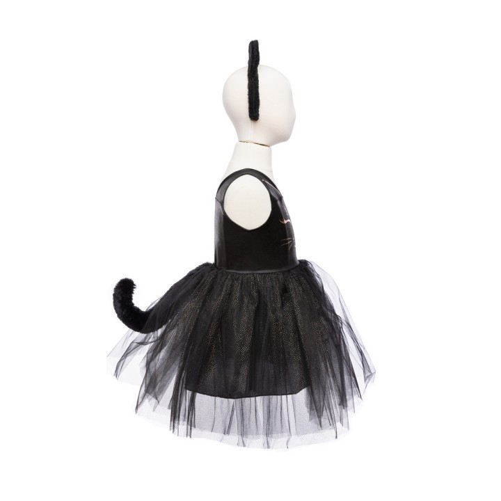 Vestido Gato Negro con Diadema