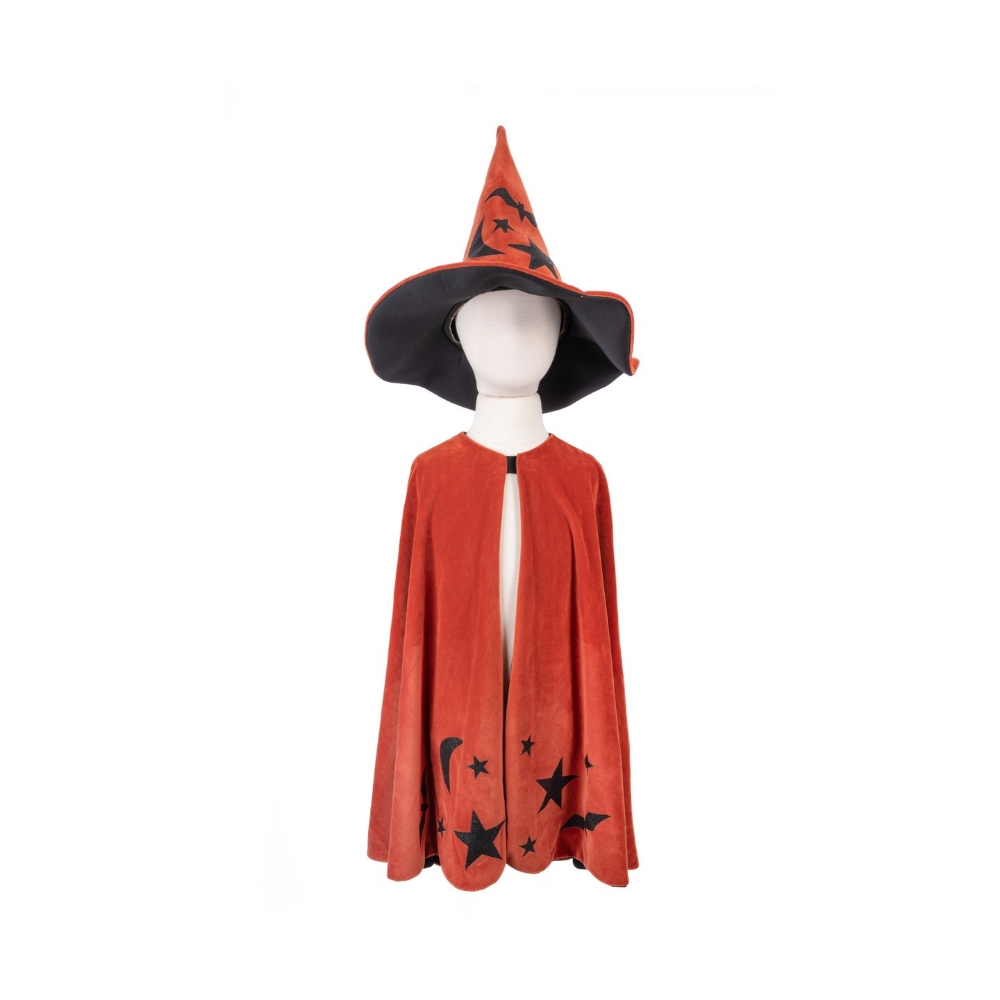 Capa y Gorro de Brujo del Otoño Talla 4-6