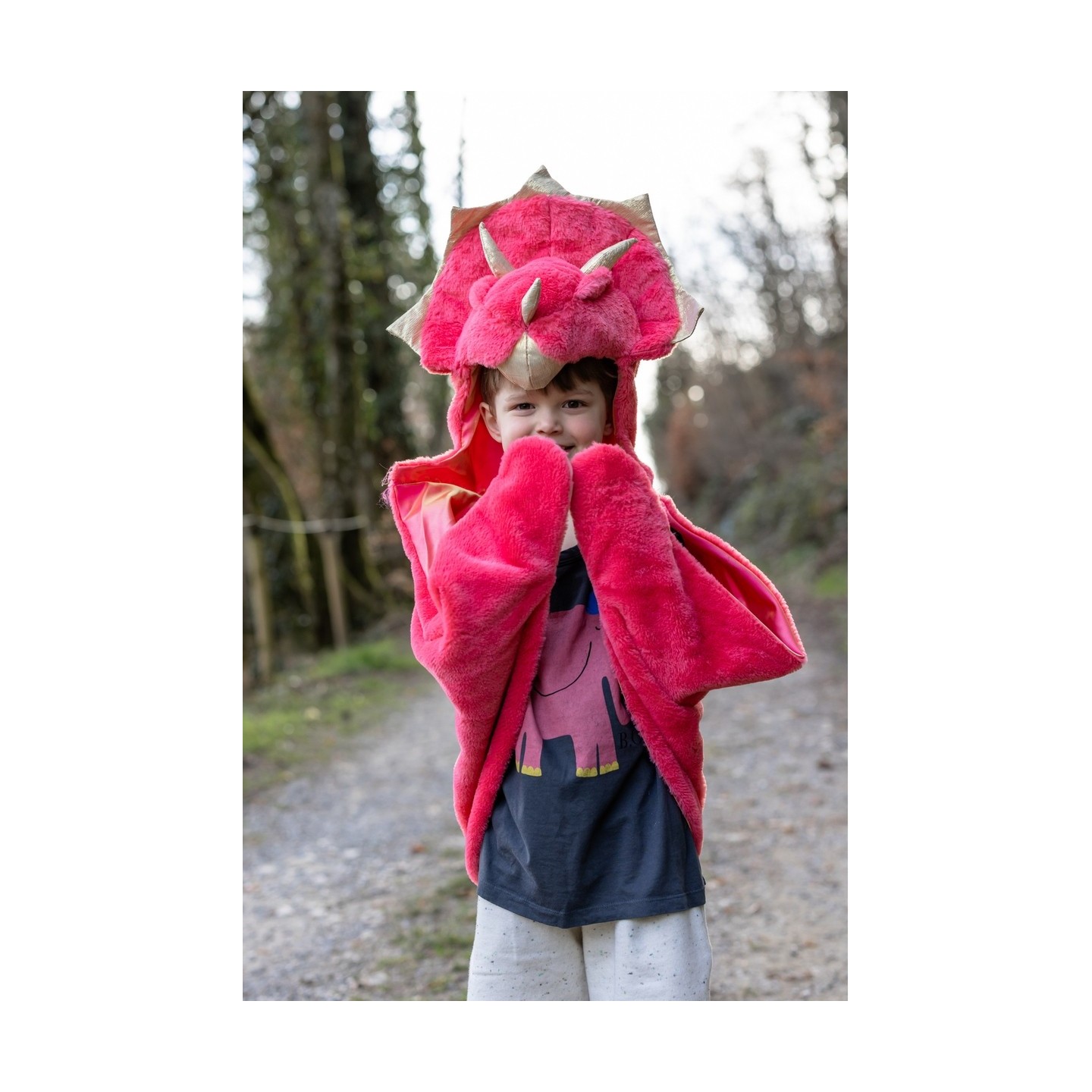 Capa Triceratops Roja