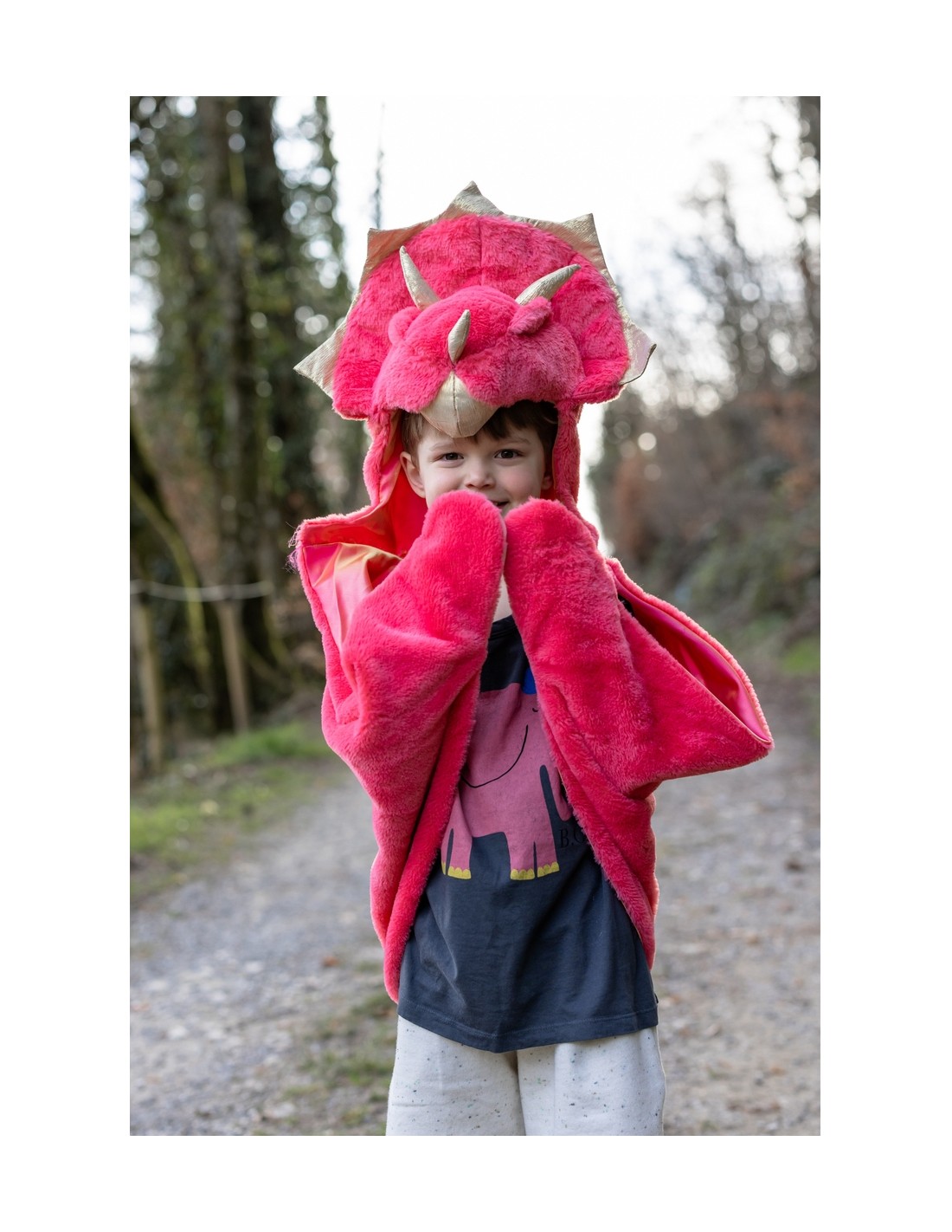 Capa Triceratops Roja