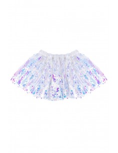 Falda Lentejuelas Reina del Pop Talla 4-6 2