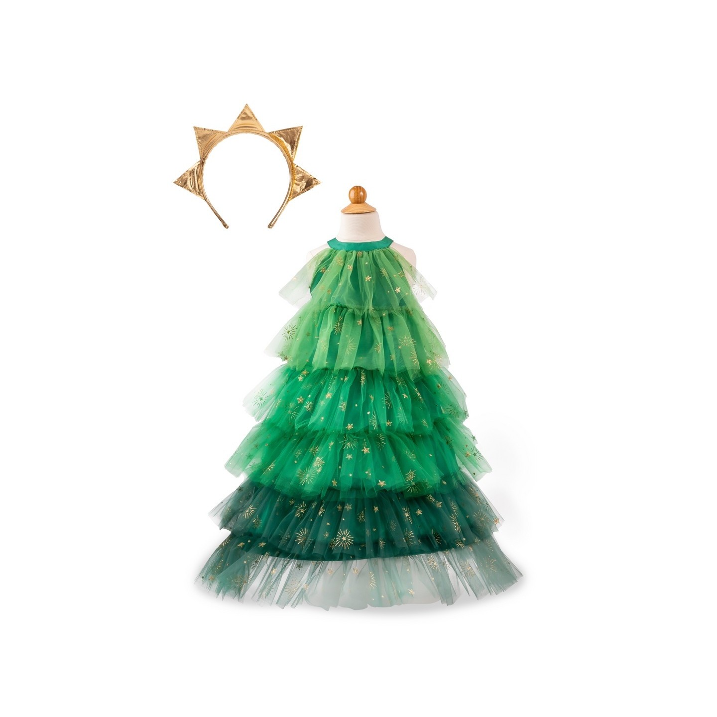 Vestido y Diadema Árbol de Navidad