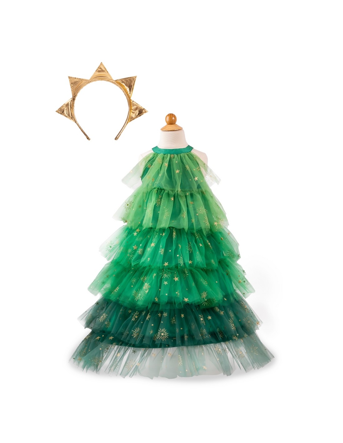 Vestido y Diadema Árbol de Navidad