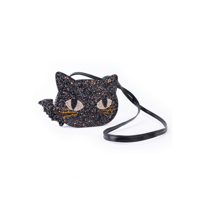 Bolso Glitter Cat's Meow Negro