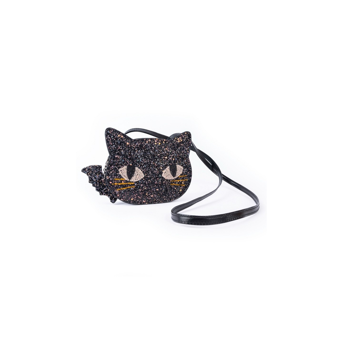 Bolso Glitter Cat's Meow Negro