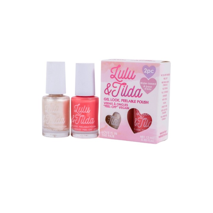 Set 2 Lacas de Uña Love is in the Pair