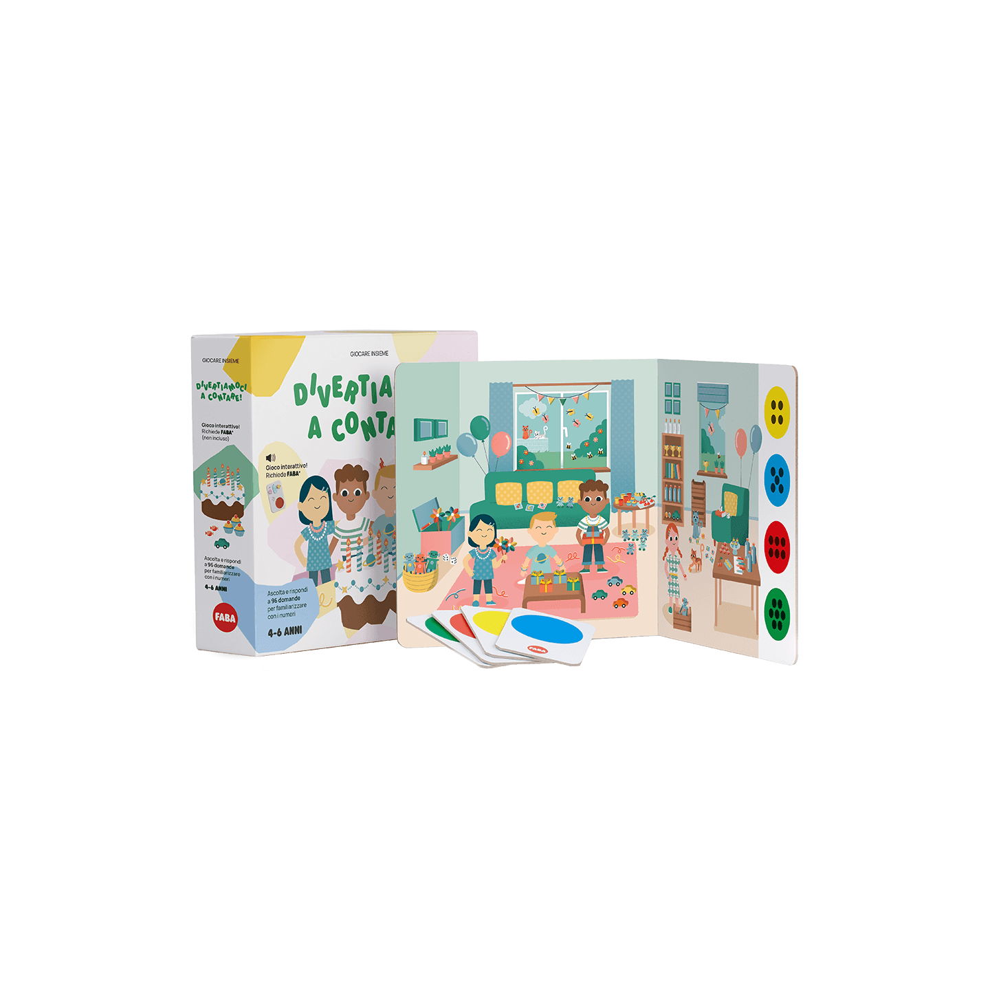 Juego Interactivo Faba - ¡Qué divertido es contar juntos!