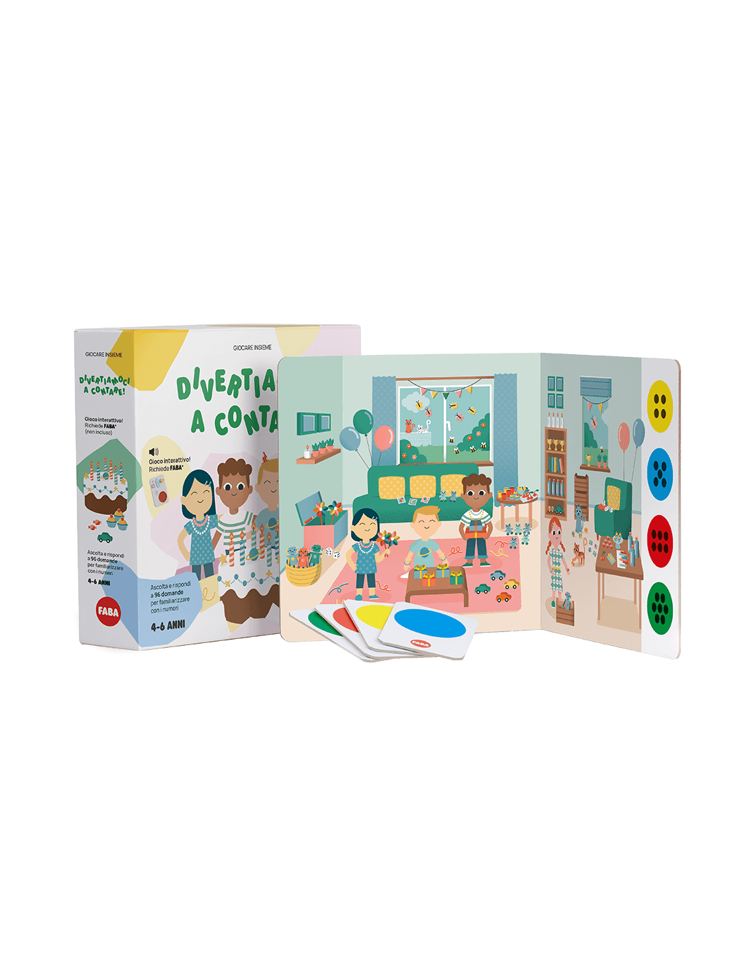 Juego Interactivo Faba - ¡Qué divertido es contar juntos!