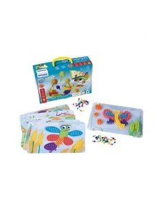 Juego Pegs 180 Piezas 10mm Colores Brillantes