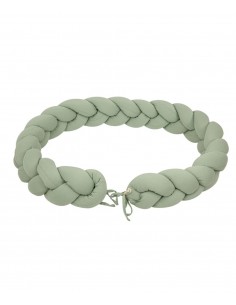 Trenza Protector Cuna 200cm Verde