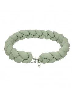 Trenza Protector Cuna 200cm Verde