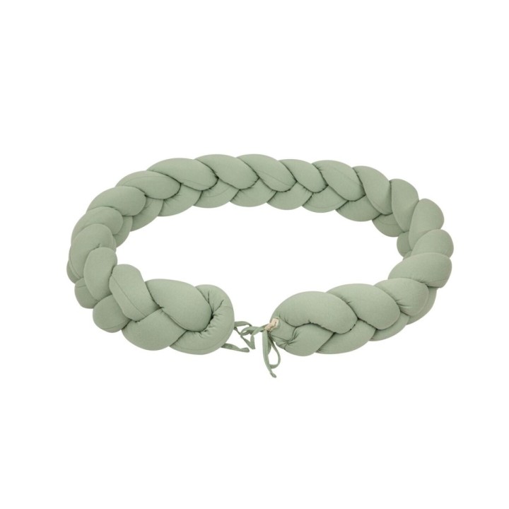 Trenza Protector Cuna 200cm Verde