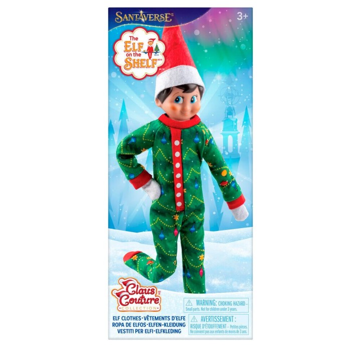 Elfo Explorador Pijama Árbol de Navidad