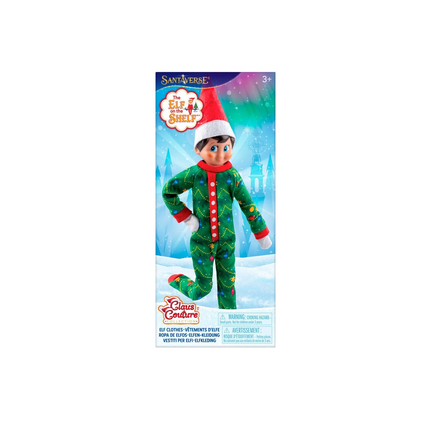 Elfo Explorador Pijama Árbol de Navidad