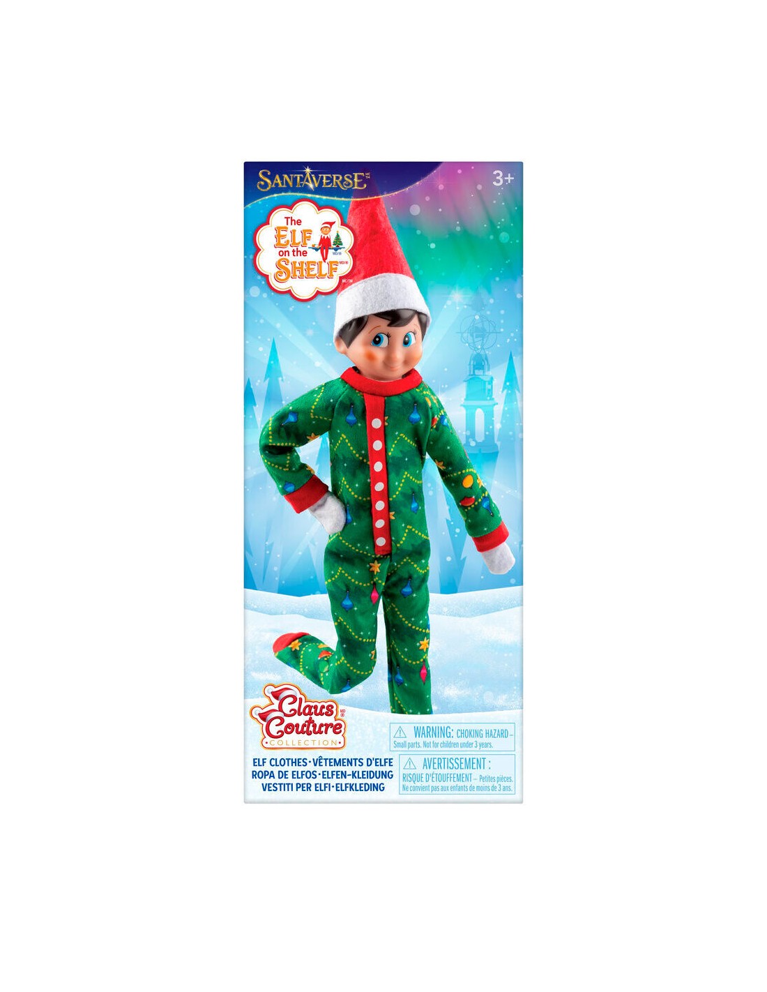 Elfo Explorador Pijama Árbol de Navidad