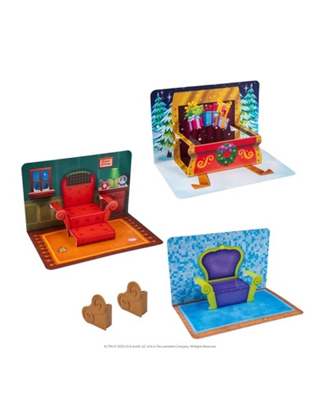 Elfo Explorador Escenarios Navideños 3D