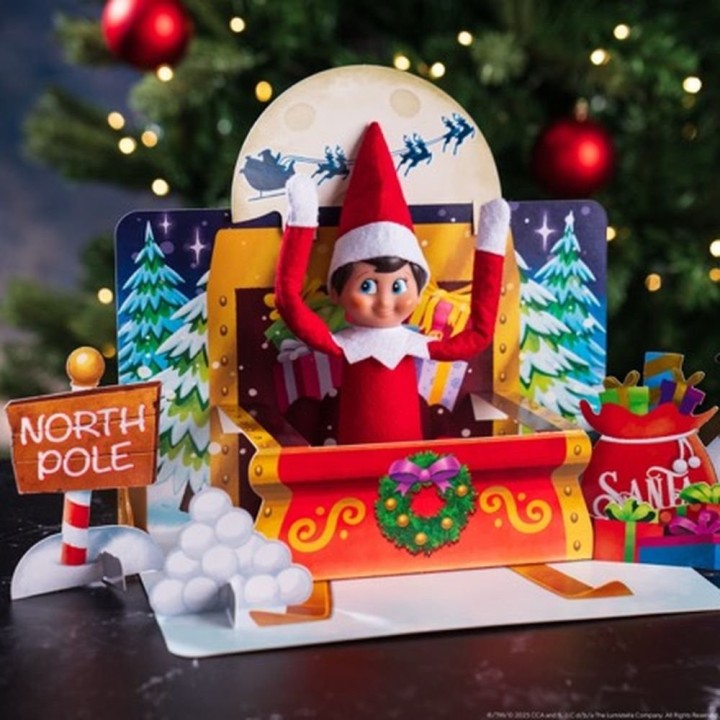 Elfo Explorador Escenarios Navideños 3D
