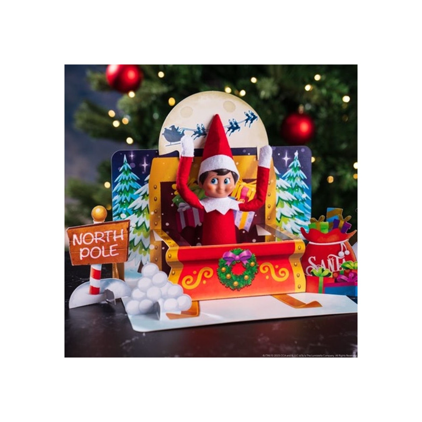 Elfo Explorador Escenarios Navideños 3D
